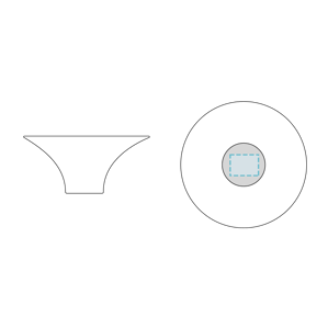 Tigelas Estriadas Branco Porcelana